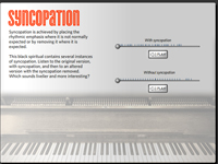 syncopation screen