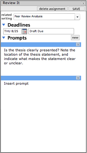 review assignment maker